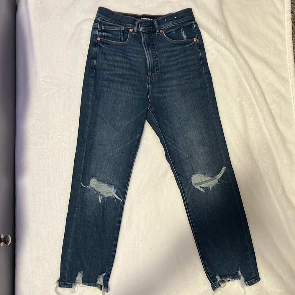 Express slim ankle jeans